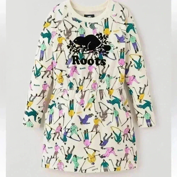 ROOTS WINTER SKI DRESS GIRLS S size 5-6 - Picture 1 of 13
